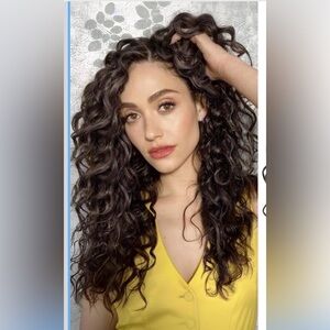 REECHO Curly Hair Extensions, 4PCS 16 inch Clip in Hair Extensions #2256M